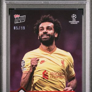 MOHAMMED SALAH TOPPS NOW PURPLE 05/99 PSA 9