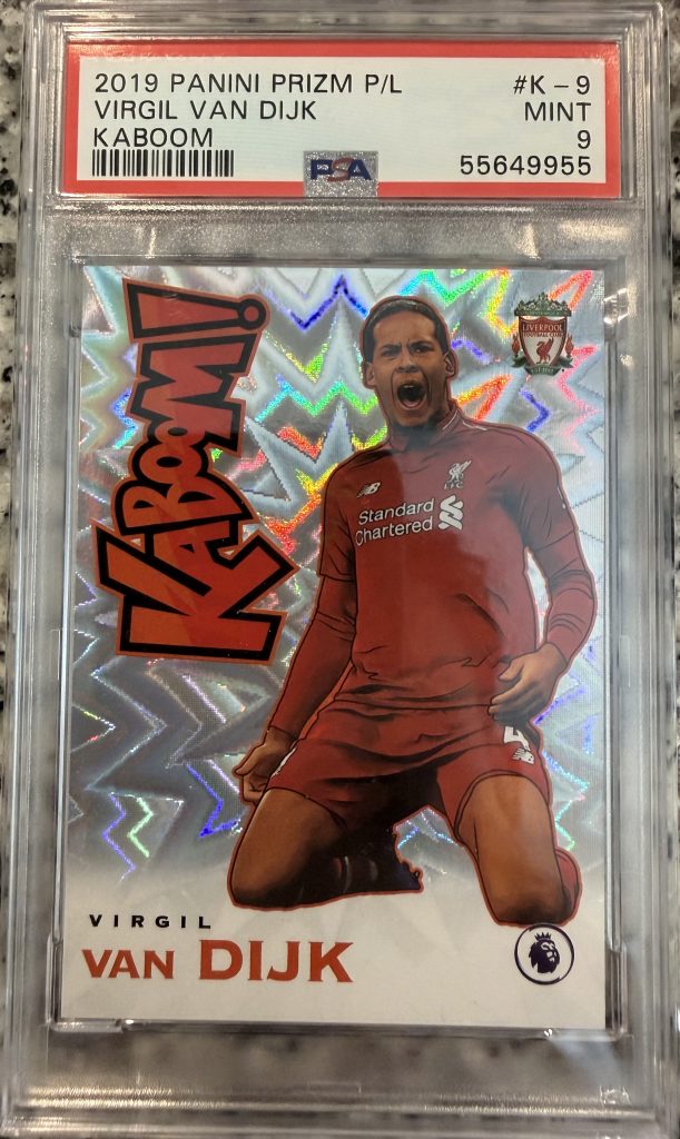 2019 PANINI PRIZM VIRGIL VAN DIJK KABOOM PSA 9