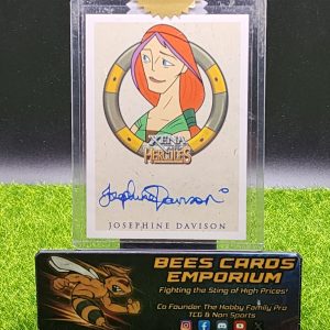 Hercules and Xena Animated Josephine Davison Autograph as Alcmene Sealed