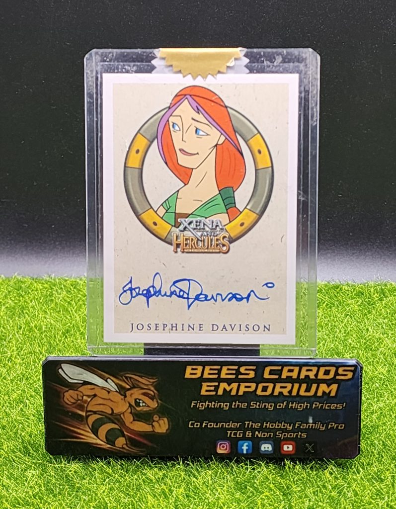 Hercules and Xena Animated Josephine Davison Autograph as Alcmene Sealed