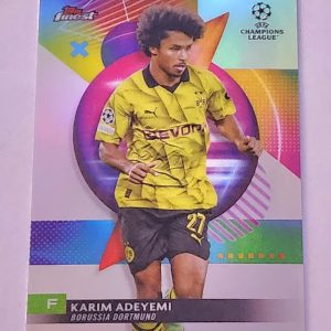 Karim Adeyemi - 2023-24 Topps Finest UEFA Club Competitions - #122 Refractor