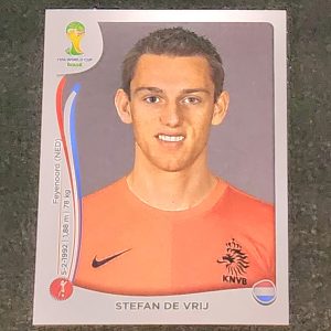 Stefan De Vrij - 2014 Panini World Cup Sticker # 131 FIFA Netherlands