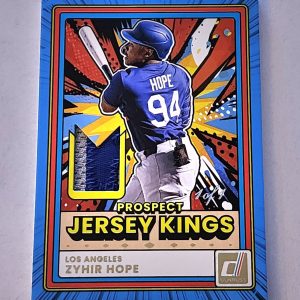 Zyhir Hope 2026 Panini Donruss Prospect Jersey Kings Platinum Dodgers 1/1