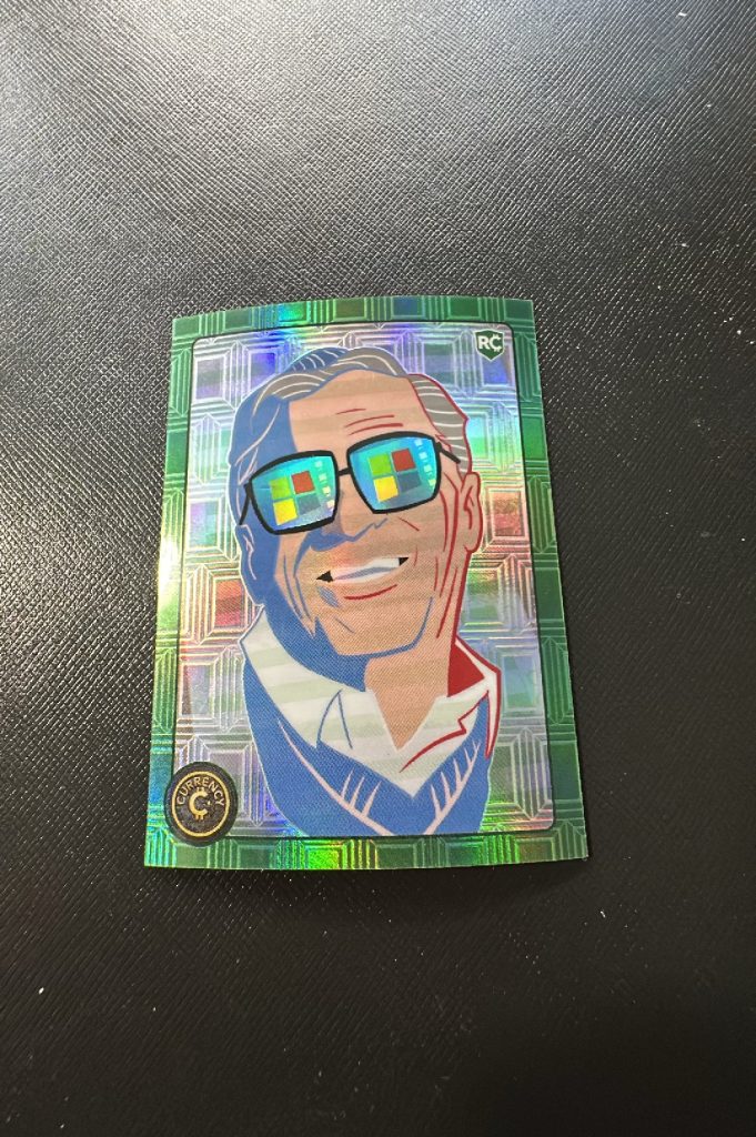 Cardsmiths cryptocurrency “Bill Gates” #62 72/99