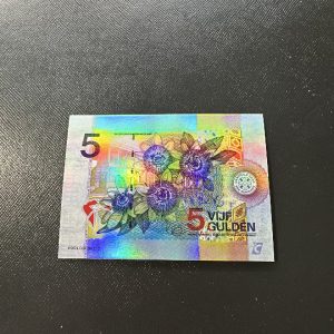 Cardsmiths cryptocurrency “5 VIJF GULDEN” coldfoil double sided holo