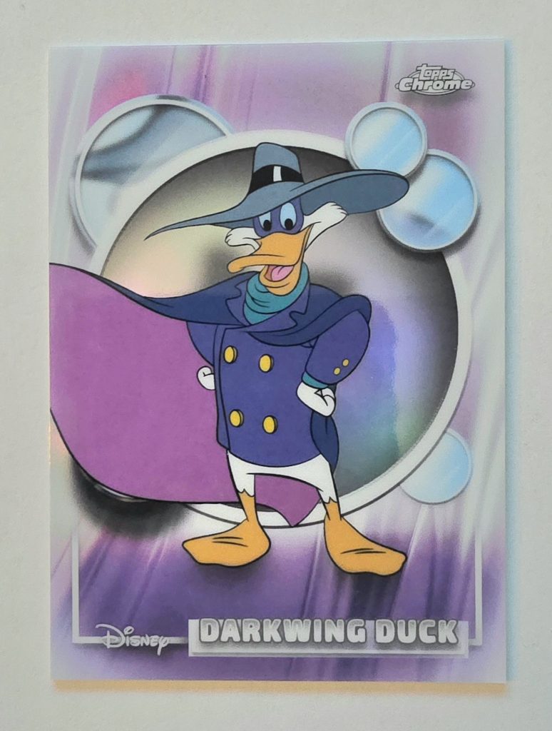 2026 Topps Chrome Disney #135 Darkwing Duck Refractor