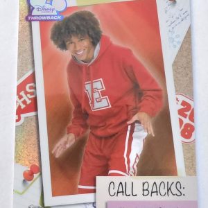2026 Topps Chrome Disney Channel Throwback Call Backs Chad Danforth HSM-5