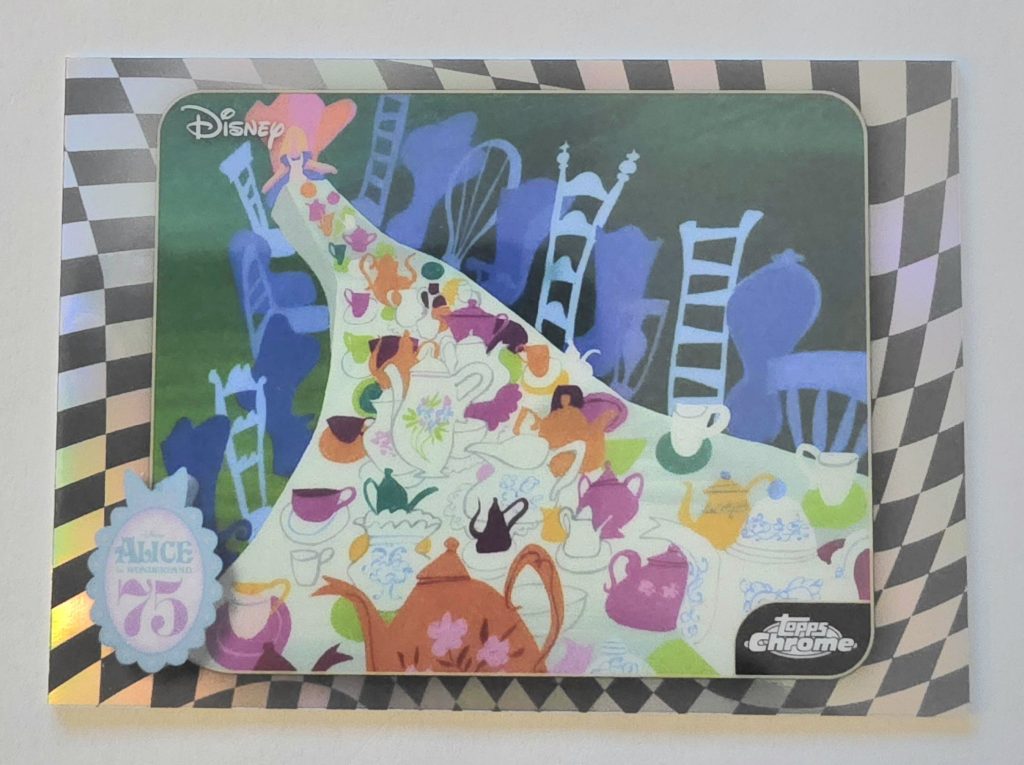 2026 Disney Topps Chrome Alice In Wonderland Original Concept Art AW-4